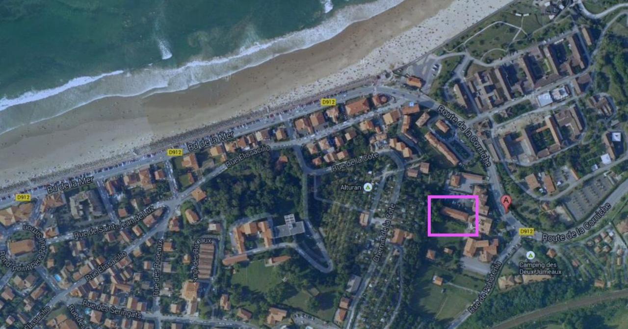 Appartement lumineux, avec balcon, à 200m de la plage Hendaye Exterior foto